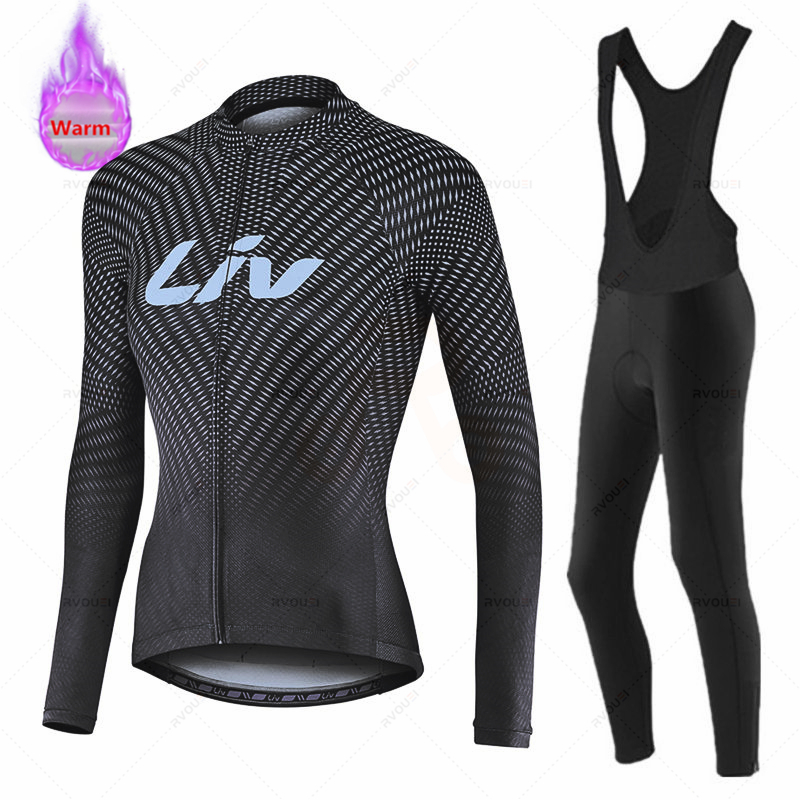 Liv Women Winter Bicicleta Set - Cycling Gear Jersey 评论和价格