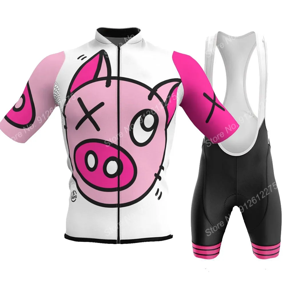 Set Cartoon Comic Pig 2023 Cyc - Cycling Bib Shorts 评论和价格