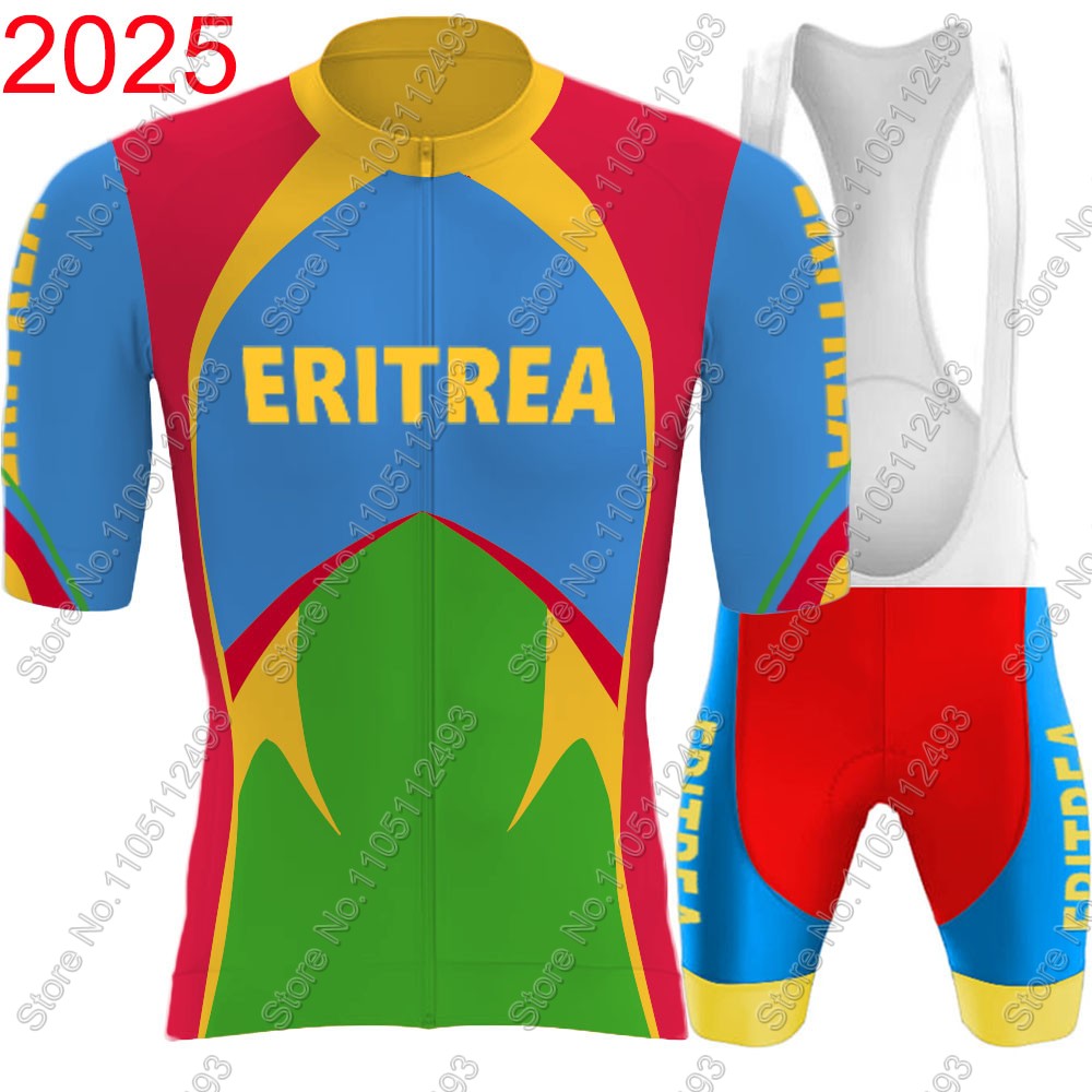 2025 Eritrea National Team Cyc - Cycling Bib Shorts 评论和价格