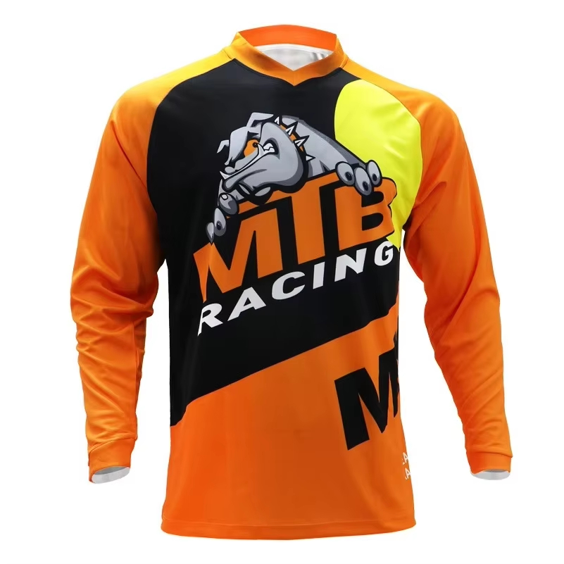 Long Sleeve MTB Racing Jersey  - Cycling Gear Jersey 评论和价格
